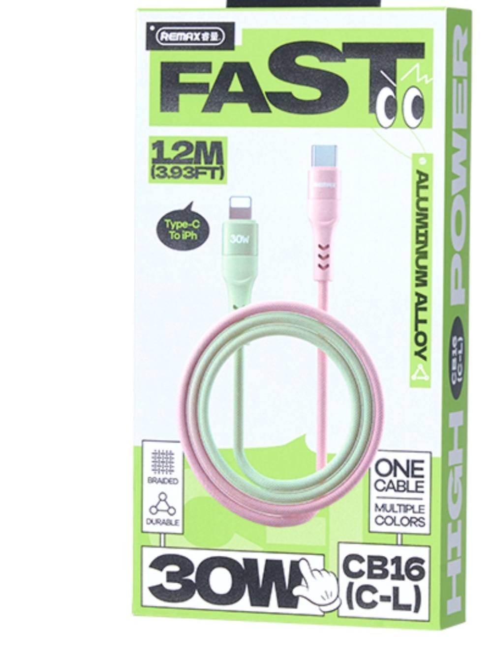 REMAX CB16 1.2m Durable Braided Cable